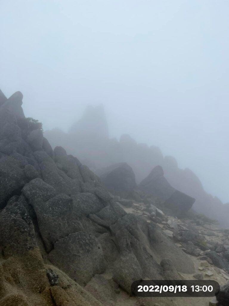 還暦登山No.35　鳳凰三山目指したが、地蔵岳で撤退。