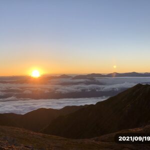 還暦登山No.28　だって、朝日があんなにきれいだったら、空木岳へゆく時間だって、なくなるさ。